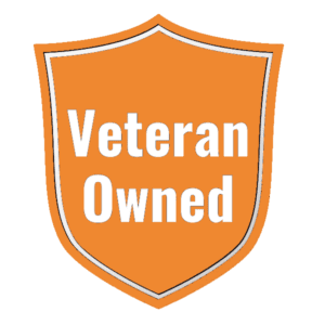 A veteran owned business logo